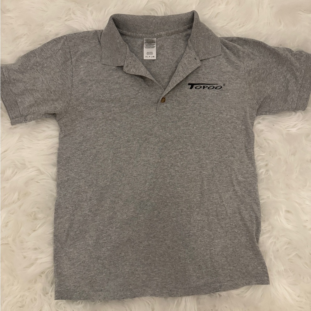Gildan Gray Polo Shirt Classic Cotton Blend